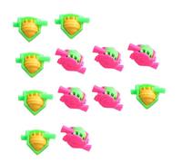 YARNOW 20Pcs Colorful Whistle Shape Spinning Top for Fun and Top Playset for Boys and Safe Material for Endless Entertainment Random Color