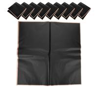 YARNOW 20pcs Floral Wrapping Paper for Bouquets Waterproof Black Paper Sheets with Stylish Design for Valentine's Day and Birthday Gift Packaging