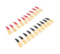YARNOW 20Pcs Halloween Fake Finger Claws Glow the Dark Witch Nail Props for Costume Parties for Witches Zombies and Prank Decorations Comfortable Fit for Fingers