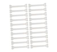 YARNOW 20pcs Halloween Fake Human Bones Plastic Props Realistic Skeleton Figurines for Haunted House Party Decorations and Costume Accessories