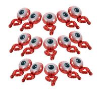 YARNOW 20pcs Halloween Wristband Balloons Foil Inflatable Eyeball Party Decorations Festival Supplies Unique Wristband Design Easy to Wear and Inflate for Halloween Layout