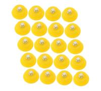 YARNOW 20pcs Heavy Duty Stainless Steel Ice Studs Replacement Spikes for Ice Cleats with Threaded Structure Anti-slip Traction Cleats for Winter Walking in Snowy and Icy Conditions