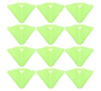 YARNOW 20pcs High Visibility Triangular Pe Soccer Cones for Sports Training with Enhanced Precision, Suitable for Football and Basketball Team Practice the Field