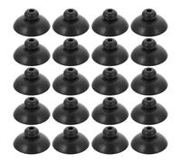 YARNOW 20pcs Large Black Aquarium Fish Tank Suction Cups for Oxygen Pump and Water Pump Fixing Sturdy Replacement Air Holders for Aquarium Aeration and Tube Management