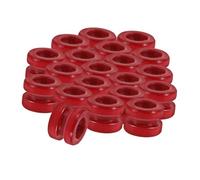 YARNOW 20pcs Metal Guitar String Beads for Acoustic Classical 12-string Guitars Colored Beaded Tail Ends for Electric Bass and Folk Instruments Replacement Accessories