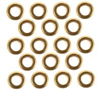 YARNOW 20pcs Metal Guitar String Beads for Acoustic Folk Guitars Convenient String Bead Accessories