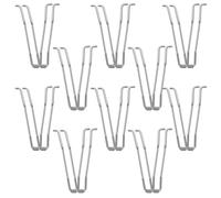YARNOW 20pcs Nail Clippers Replacement Springs, Toenail Clipper Torsion Spring Parts, Silver Stainless Steel Plastic, Silent Operation, Universal Fit, for Seniors and Sensitive Users
