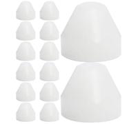 YARNOW 20pcs Non-stick White Pe Pen Bushings for Turning with Insulation and Wear-resistant Features, Saves Cleaning Time, for Pen Making and Wood Turning Supplies