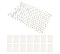 YARNOW 20pcs Parrot Brooder Pads Incubator Liner Washable Anti-slip Silicone Mesh Net 11.8x7.8 Inch Bird Cage Brooding Birds