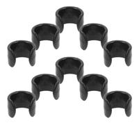 YARNOW 20pcs Plastic Mic Cable Clips for Microphone Stand with Wire Diameter 20mm, Organizing Microphone Cables and Preventing Tripping Hazards, for Travel and Live Streaming Setup