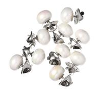 YARNOW 20Pcs Shirt Brooch Button Pins Metal No-Sew Buttons Sturdy Construction for DIY Clothing Repairs and Special Events