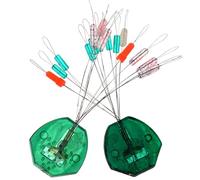 YARNOW 20pcs Silicone Bobber Stoppers for Fishing Line Stops, Small Fishing Bobbers, Lightweight and Easy to Carry, for Streams and Rivers to Prevent Line Tangling