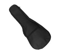 YARNOW 21 Inch Ukulele Bag with Ergonomic Design and Side Straps, Waterproof Canvas Acoustic Ukulele Carry Bag for Traveling and Outdoor Performances, Black