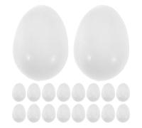 YARNOW 22pcs Artificial Bird Eggs: Small Reusable Simulation Eggs 0.8in - Parakeet Lovebird Nesting Box Accessories - Laying Deterrent for Pet Birds