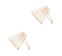 YARNOW 24 pcs Wooden Xylophone Mallets Drum Sticks Set for Glockenspiel Cow Bell Percussion Instruments Suitable for Beginners Students and Musicians Practice
