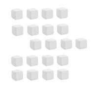 YARNOW 24pcs Calcium Blocks Reptile Tank Mineral Grinding Stone for Tortoise White Calcium Material Dissolves in Water Easy Breakdown Aquarium Supply for Fish Tank