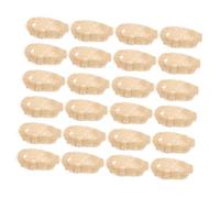 YARNOW 24PCS Natural Loofah Chew Slices for Small Pets Edible Rabbit Molar for Hamsters Guinea Pigs Chinchillas Hanging Cage Accessories for Oral Hygiene Stress Relief Energy Management