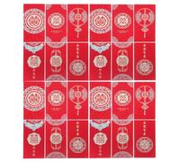 YARNOW 24pcs Red Lucky Money Envelopes with Xi Character Stamping for Newborn Celebrations and Spring Festival 2025 Zodiac Year the Snake Lunar New Year Red Packets with Luxurious
