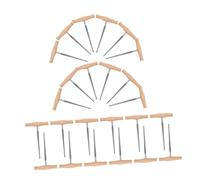 YARNOW 24pcs Violin Peg Hole Tool with Wooden Handle 1:30 Ratio for Viola and Violin Repairs
