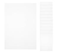 YARNOW 25 Sheets Seal Laminating Films A4 Wrinkle-Free Bubble-Free PVC Photo Protective Film Self-Adhesive Laminating Sheets for Office Use