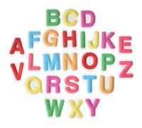YARNOW 26 Pieces Alphabet Fridge Magnets Set, Creative Cartoon Letter Stickers for Educational Cognitive Learning, Magnetic Refrigerator Decorations for and