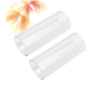 YARNOW 2pc Glass Guitar Slide Medium Bottleneck Acoustic Guitar Slide for Bottle Neck