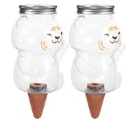 YARNOW 2pcs 350Ml Auto Plant Watering Devices Small Tiger-Shaped Self Watering Spikes for Indoor Plants Garden Water Tools for Continuous Drip Irrigation