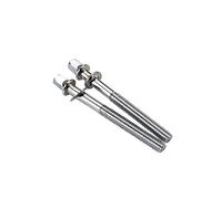 YARNOW 2pcs 70mm Snare Drum Tension Rods Metal Drum Screws with Washers Replacement for Stripped and Worn Rods Easy to Install and Remove Suitable