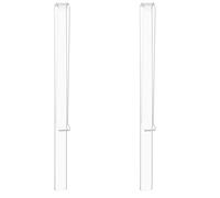 YARNOW 2pcs Acrylic Music Note Clips Smooth Edges round Shape Not Easy to Fall for Holding Sheet Music or Books