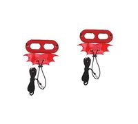 YARNOW 2pcs Adjustable Reptile Lizard Devil Small Red for Outdoor Walks and Lizard Accessories for Small Animals