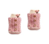 YARNOW 2pcs Adorable Pet Sweater for Cats and Dogs Cozy Autumn Outfit for Cold Days and Photo Props Comfortable Fit Design for Indoor and Outdoor Activities
