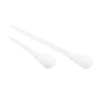 YARNOW 2pcs Aquarium Water Changing Siphon Fish Feeding Function, White Plastic Simple Structure Siphon for Fish Tank Cleaning and Aquarium Faeces Removal