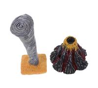 YARNOW 2Pcs Artificial Volcano and Tornado Model Educational Science Kit for Natural Disaster Simulation for Home Classroom and Science Fair Interactive Learning