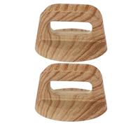 YARNOW 2pcs Bakelite Pot Lid Knob Small Pot Lid Handles Khaki Smooth Surface Convenient to Hold Replacement Pan Handles for Kitchen Cookware Covers