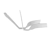 YARNOW 2Pcs Bend Fork Trick Props Mind Bending Magician Tools for Close Up Performances Easy to Learn Portable and Unique Design for Beginners and Professionals