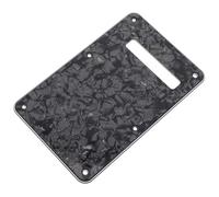 YARNOW 2pcs Black Electric Guitar Backplate Tremolo Cavity Cover Design Pickguard Accessory Protector Plate with Screws for St Series Guitar Replacement