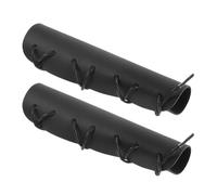 YARNOW 2pcs Black Pu Horn Handle Guard for French Horn Protection Pad Easy to Use Instrument Pad Providing Protection against Dirt and Damage Gift for Family and Friends