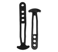 YARNOW 2pcs Boat Telescoping Ladder Rubber Strap Marine Yacht T-Shaped Retaining Latch Band High Elasticity Secure Clip Adjustable Holes For Outdoor