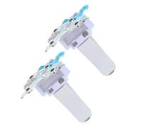 YARNOW 2pcs Butterfly-shaped Car Air Freshener Vent Clips Rhinestone Decoration, Stylish Blue Aluminum Alloy Auto Vent Clips for Car Interior Accessories, Clip-on Design for Women
