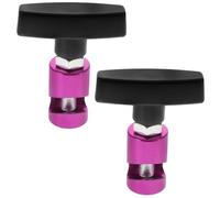 YARNOW 2pcs Car Hood Prop Metal Struts Clamp - Tailgate Prop Rod Support Accessory Lift Support Clamp Piston Stop Tool for Hatchbacks Household Workshop, Purple
