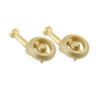 YARNOW 2PCS Cast Iron Gas Stove Burner Head Even Flame Distribution for Accurate Heat Control Easy Clean Stove Head Replacement for Home and Professional Kitchen Cooking