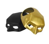 YARNOW 2pcs Cat Bat Mask Cosplay Accessory Black and Gold Soft Pet Headdress for Cats and Dogs Halloween Party Dress Up Costume