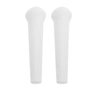 YARNOW 2pcs Ceramic Food Pestle Grinding Rods Multi-Functional Manual Garlic Masher and Vegetable Masher Tool for Kitchen Cooking, Easy to Clean White Porcelain Handheld