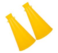 YARNOW 2pcs Cheer Megaphone Party Noisemaker Toys Abs Portable Party Cheering Horns for Outdoor Activities Fun Megaphone Prop and Noise Maker Toy Voice Changer