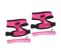 YARNOW 2pcs Chicken Leash Breathable Pet Rooster Vest for Outdoor Walking Comfortable Design for Hens for Festivals and Relaxing Days