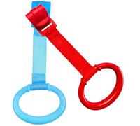 YARNOW 2pcs Crib Pull Ring Learning Standing Crib Hanging Ring for Boy Girl Boy Girl Zip Ties Included Bed for Cot Handle