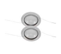 YARNOW 2pcs Dome Speaker Replacement Part 25 Core Voice Coil, Metal and Plastic Tweeter Diaphragm Assembly, Prevents Harsh Overtones and Lowers Thermal Compression, for Hifi and Pa