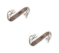 YARNOW 2pcs Duck Game Carrier Strap with Slip Backing Camouflage Hunting Shoulder Belt for Secure Outdoor Bird Carrying Buckle Attachment for Belt and Backpack