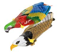 YARNOW 2pcs Electric Flying Bird Toys for Boys and Girls Drone for Boy Girl Eagle Shaped Music Toys Remote Control
