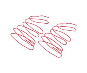 YARNOW 2pcs Electric Guitar Cable Silicone Shielded Wire Vintage Pickup Bass Wiring Parts for Instrument Repair